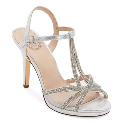 I. Miller Womens Ramona Heeled Sandals In Silver
