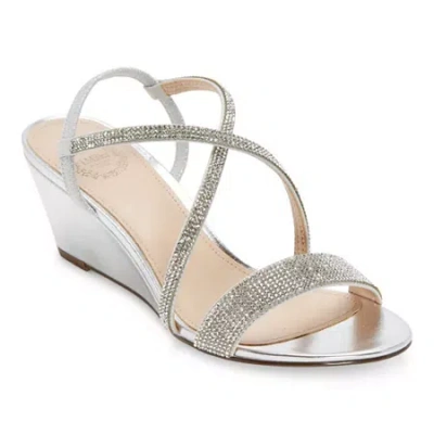 I. Miller Womens Neilson Wedge Sandals In Silver