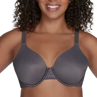 Vanity Fair Beauty Back Full-figure Smoothing Comfort Underwire Bra - 76380 In Gray