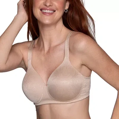 Vanity Fair Body Shine T-shirt Wireless Full Coverage Bra - 72298 In Sand