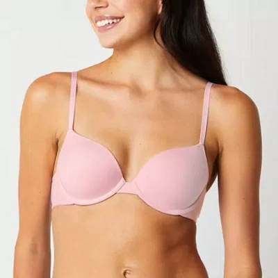 Arizona Body Cotton Demi Bra In Pink