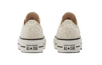 Converse (wmns)  Chuck Taylor All Star Platform Low 'broderie' In White