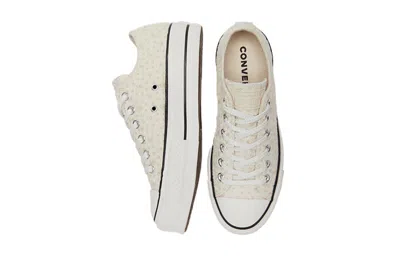 Converse (wmns)  Chuck Taylor All Star Platform Low 'broderie' In White