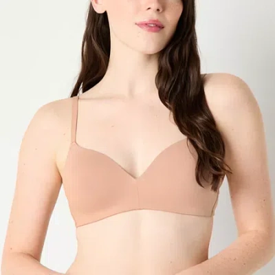 Arizona Body Cotton Wire Free T-shirt Bra In Neutral