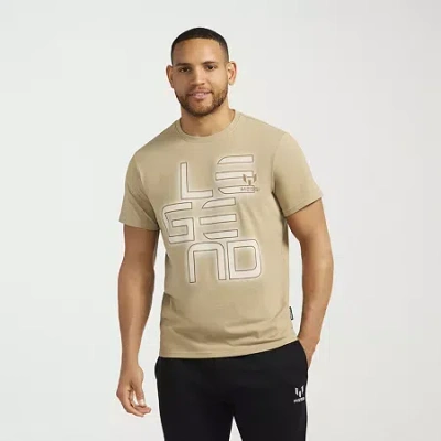 Messi Collection Mens Crew Neck Short Sleeve Regular Fit Graphic T-shirt In Neutral
