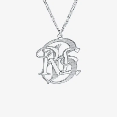 Fine Jewelry Unisex Adult Sterling Silver 20 Inch Pendant Necklace In White