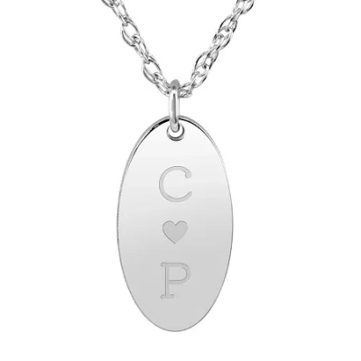 Fine Jewelry Womens 24k Gold Over Silver 18 Inch Pendant Necklace In White