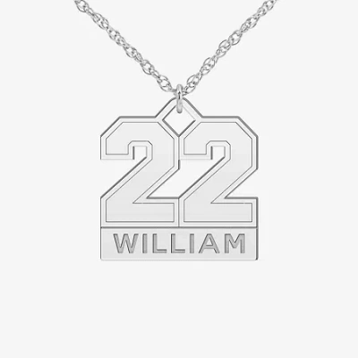 Fine Jewelry Unisex Adult 24k Gold Over Silver 18 Inch Pendant Necklace In White