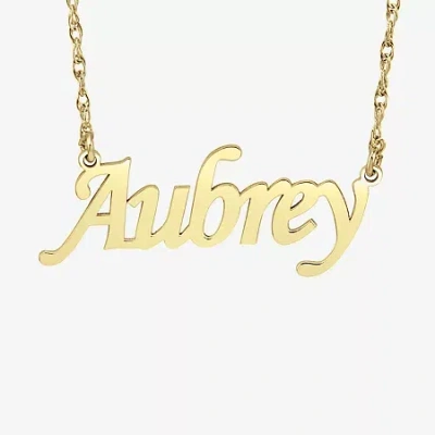 Fine Jewelry Womens 24k Gold Over Silver 18 Inch Pendant Necklace In Yellow