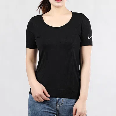 Nike (wmns)  Athleisure Casual Sports Breathable Short Sleeve Black T-shirt