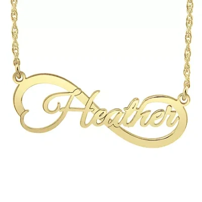 Fine Jewelry Personalized Name Necklaces In Yellow