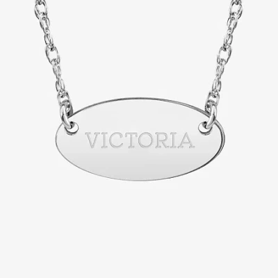 Fine Jewelry Womens 24k Gold Over Silver 18 Inch Pendant Necklace In White