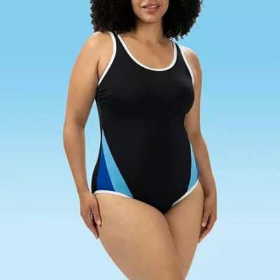 Dolfin Womens Easy-on + Easy-off One Piece Swimsuit In Multi