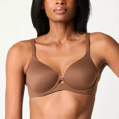Ambrielle Super Soft Underwire Full Coverage Bra 302703 In Brown