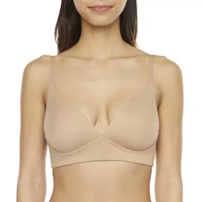 Ambrielle Super Soft Plunge Bra-302724 In Sand
