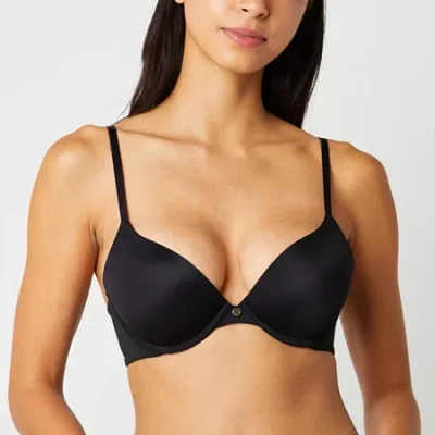 Ambrielle Plunge Push Up Bra In Black