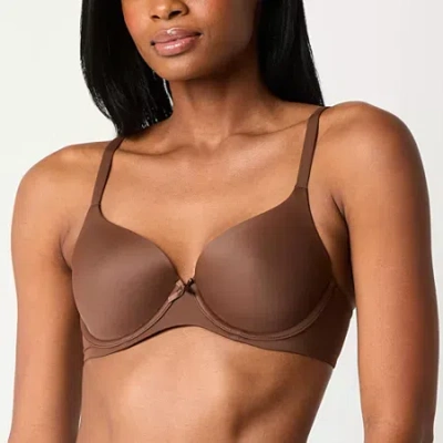 Ambrielle Everyday Underwire Full Coverage Bra In Brown