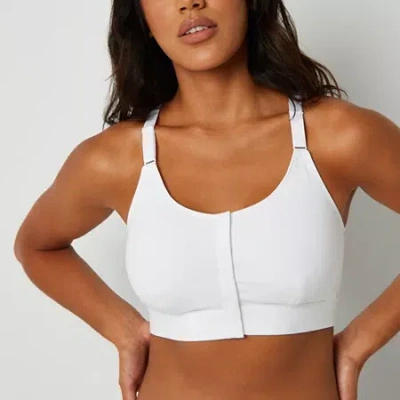 Ambrielle Adaptive Wireless Full Coverage Bra In White