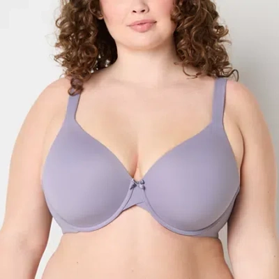 Ambrielle Everyday Underwire Full Coverage Bra In Purple