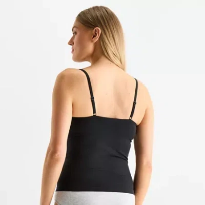 Ambrielle Seamless Shapewear Camisole In Black