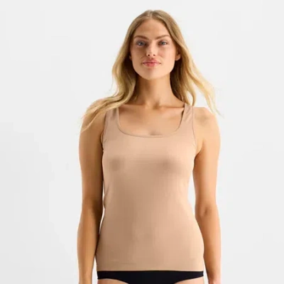 Ambrielle Seamless Shapewear Camisole In Sand
