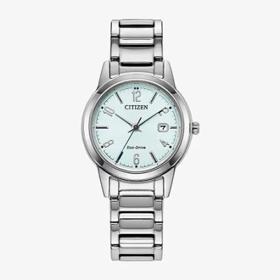 Citizen Dress/classic Womens Silver Tone Stainless Steel Bracelet Watch Fe1241-71x In Silver