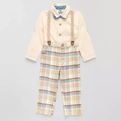 Little Lad Baby Boys 4-pc. Pant Set In Neutral