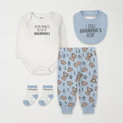 Baby Essentials Baby Boys 4-pc. Baby Clothing Set In Multi