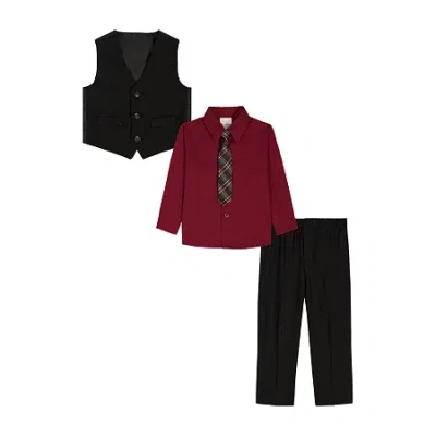 Van Heusen Baby Boys 4-pc. Suit Set In Black