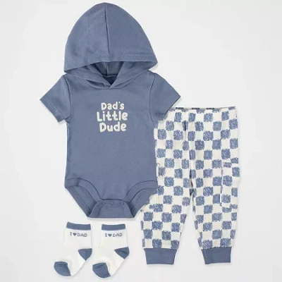 Baby Essentials Baby Boys 2-pc. Pant Set In Blue