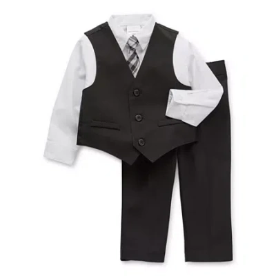 Van Heusen Baby Boys 4-pc. Suit Set In Black