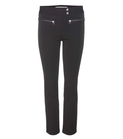 Shop Veronica Beard Metro Cropped Kick Flare Trousers In Llack