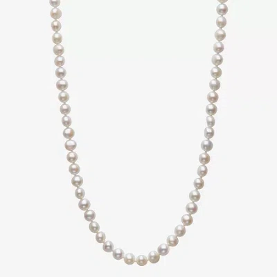Fine Jewelry Womens White 18 Inch Strand Necklace In White