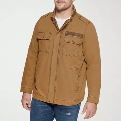 Levi 's Mens Midweight Big And Tall Utility Jacket In Brown