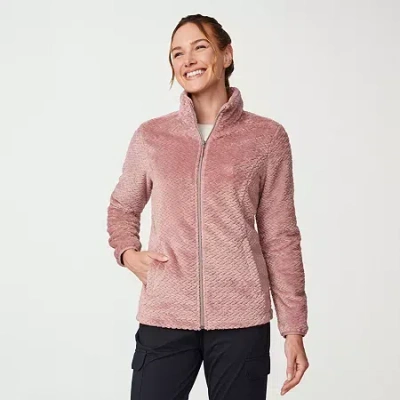 Free Country Womens Fleece Midweight Jacket In Pink