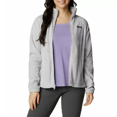 Columbia Benton Springs Womens Fleece Lightweight Jacket In Gray
