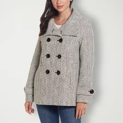Gallery Womens Heavyweight Peacoat In Gray