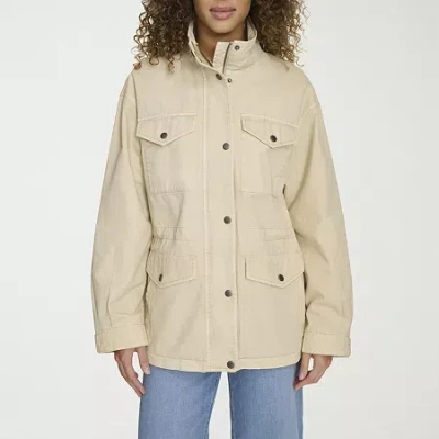 Levi 's Womens Wind Resistant Midweight Anorak In White