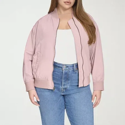 Levi 's Womens Plus Water Resistant Midweight Bomber Jacket In Purple