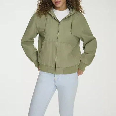 Levi 's Womens Denim Midweight Bomber Jacket In Green