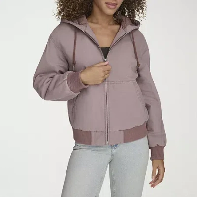 Levi 's Womens Denim Midweight Bomber Jacket In Purple