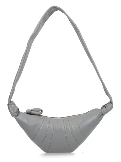 Lemaire Borsa "croissant" Small In Gray