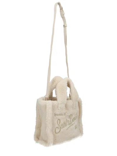 Mc2 Saint Barth "vanity Mini" Tote Bag In White