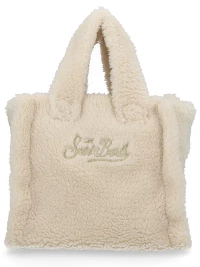 Mc2 Saint Barth "vanity Mini" Tote Bag In White