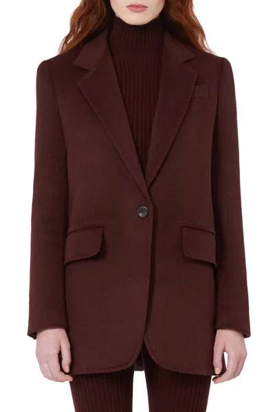 Max Mara Jackets In Burgundy