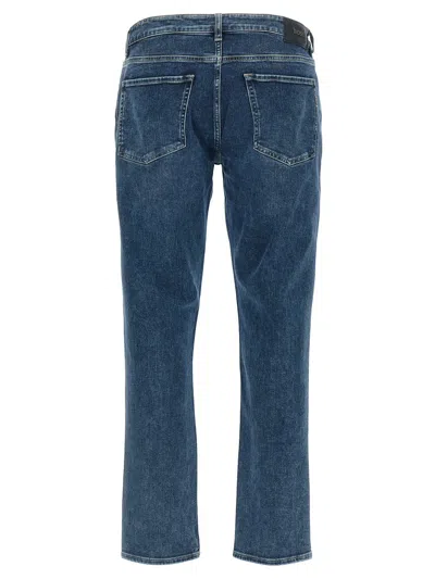 Hugo Boss C-delaware Five-pockets Button-fasteningjeans In Blue