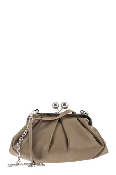 Weekend Max Mara Prati - Leather Pastry Bag In Burgundy