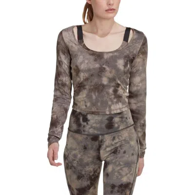 Adidas Originals (wmns) Adidas Yoga Earth Long Sleeve T-shirt 'brown'