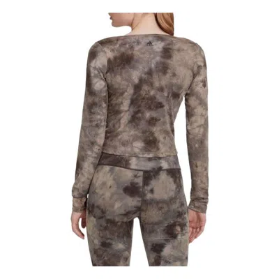 Adidas Originals (wmns) Adidas Yoga Earth Long Sleeve T-shirt 'brown'