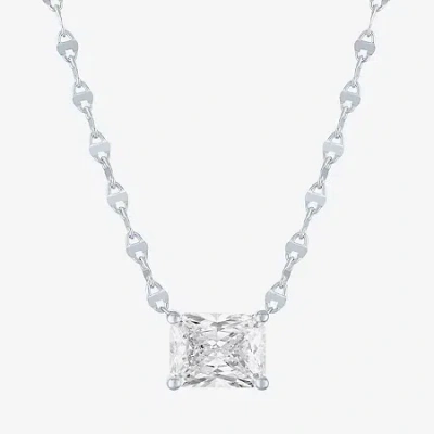 Fine Jewelry Diamond Addiction (g-h / Si2-i1) Womens 2 Ct. T.w. Lab Grown White Diamond 10k White Gold 18 Inch Pe In White